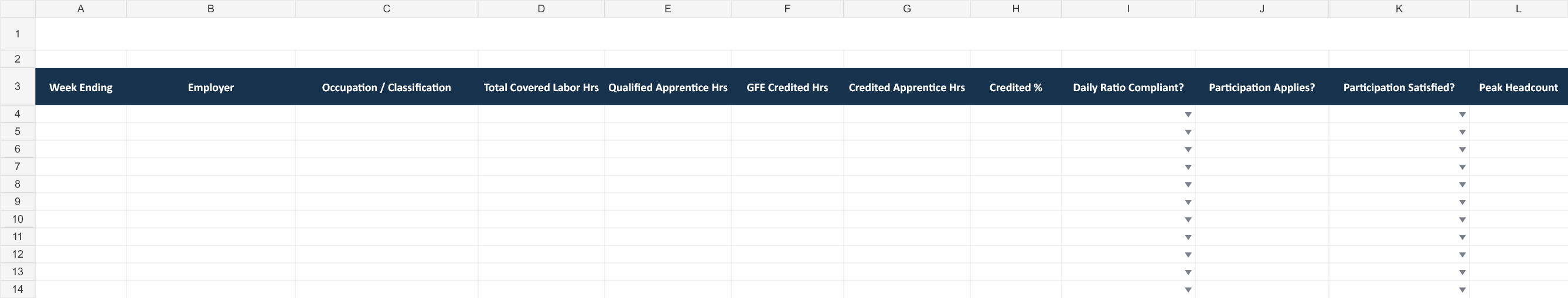 Apprenticeship hours tracker